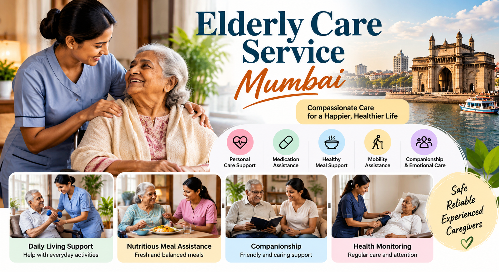 Elderly Care Service Mumbai | Maid in Mumbai Caregivers